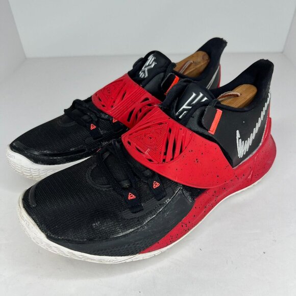 Nike Mens CW6228-001 Black University Red Kyrie 3 Team Size 9 Basketball Shoes - Picture 1 of 10